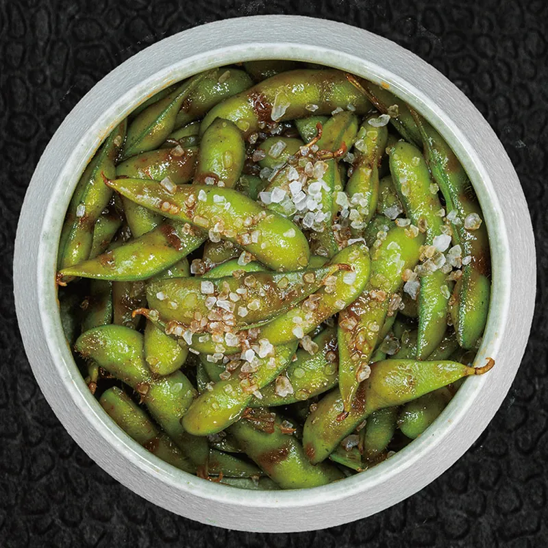 EDAMAME MIT GROBEM SALZ