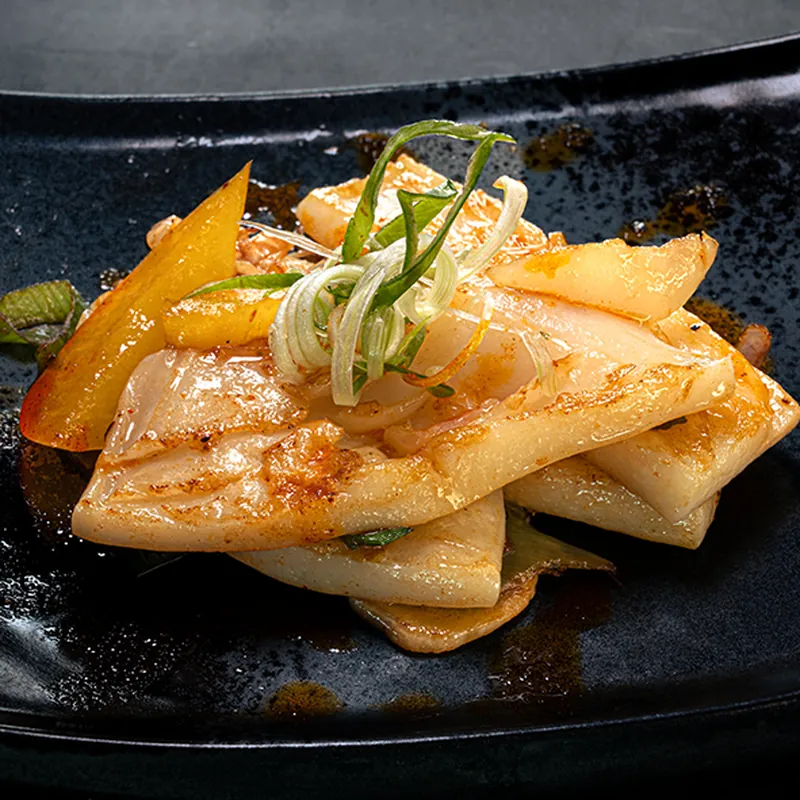 GEGRILLTER TINTENFISCH GEMÜSE