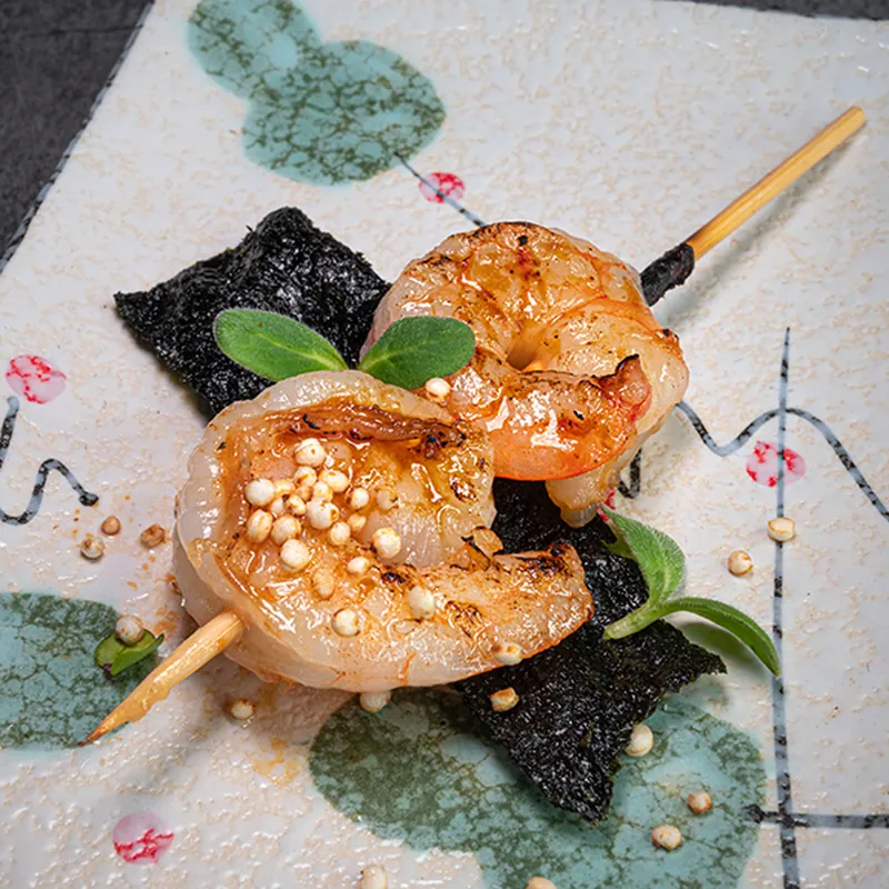 GEGRILLTE GARNELENSPIESSE